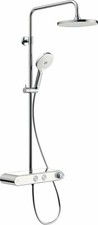 Système de douche mural Duravit Shower System chrome
