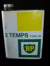 bidon huile ancien BP 2 temps