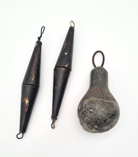 Lot de 3 plombs anciens à