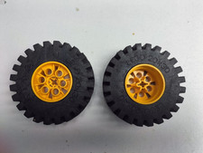 2 X Roues LEGO TECHNIC JAUNE