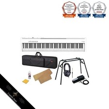 Piano numérique Roland FP-30X WH (comprend le kit de démarrage CB-B88V2)...
