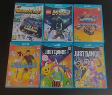 Lot Nintendo Wii U X 6 Jeux Lego Batman Nintendo Land Just Dance