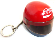 COCA COLA® PORTE CLES KEYCHAIN CASQUE DE MOTO ALLEMAGNE
