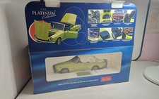 SUNSTAR PLATINUM 1/18 FIAT 124 SPIDER BSI JAUNE 1970 TRÈS BON ETAT+BOITE cx A10