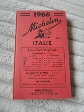 Guide Michelin Italie 1966 Carte Routière 