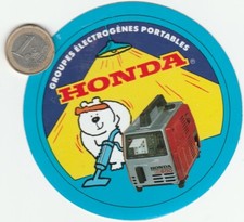 AUTOCOLLANT . HONDA GROUPE ELECTROGENE