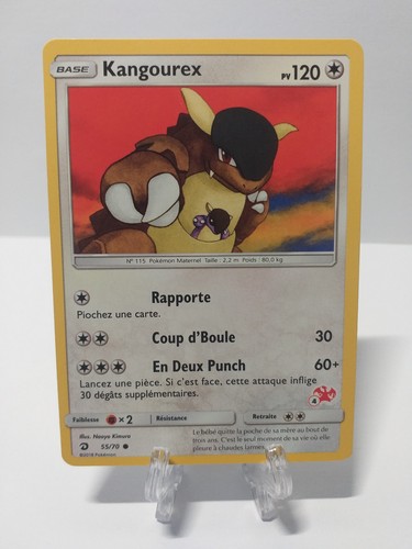 Carte pokémon kangourex - carte,