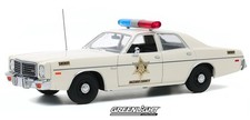 GREENLIGHT - Voiture de police américaine DODGE Coronet de 1975 Hazzard Count...