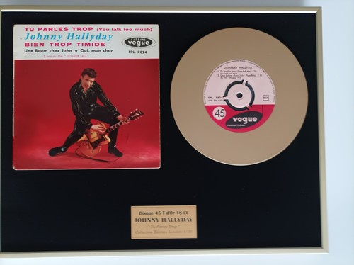 Johnny hallyday disque d or - ,