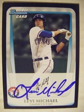 LEVI MICHAEL signed TWINS METS