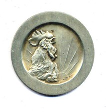 Médaille bronze argentée –