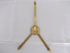 vintage accroche assiette support décoration  murale en laiton griffe de lion 