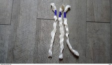 3 grands écheveaux fil à broder qualité spéciale DMC N°30 et 35 mercerie ancien