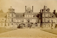 X. Phot. France, Palais de Fontainebleau, L'Escalier du Fer à Cheval  Vinta