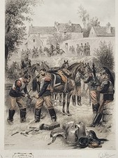 D'après Edouard DETAILLE (1848 - 1912) - Cuirassiers - Photogravure