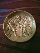 Rare vide-poche en bronze Art