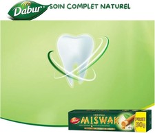 Dabur Miswak– Dentifrice Blanchissant Naturel 120g + 50g GRATUIT Émail Renforcé
