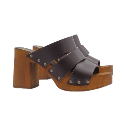 Mule femme avec bandes - femme,