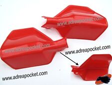 Poignées / Protèges Mains Rouges Dirt Bike 110 à 250cc