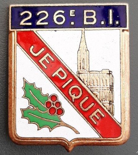 Insigne 226 dos lisse - insigne, bi
