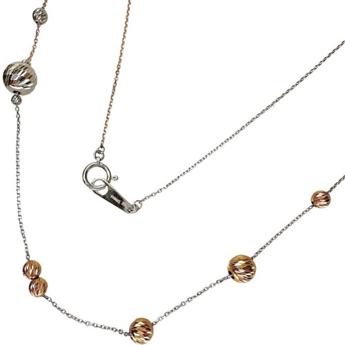 Collier long boule - , miroir