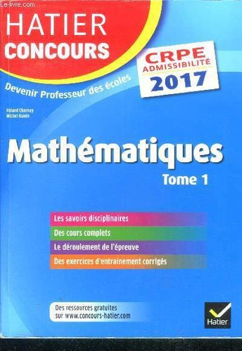 Mathematiques tome hatier - mathematiques,