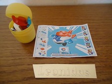 Kinder  surprise  Avion manga  TT052  +  BPZ   bleu , blanc , rouge