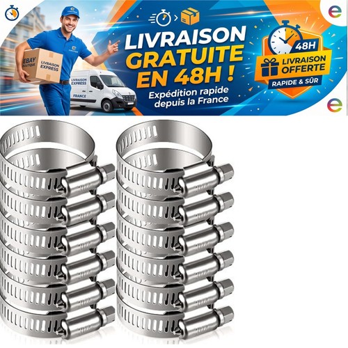 Colliers serrage inox - de,