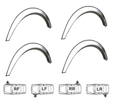 Extensions d'aile Chrome Set 2
