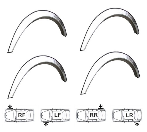 Extensions aile chrome - set, 2