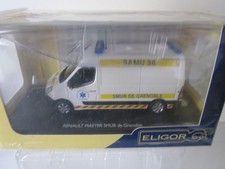 1/43 ELIGOR FOURGON AMBULANCE RENAULT MASTER SMUR CHU DE GRENOBLE NEUF BOITE