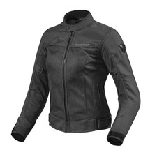 Blouson moto été femme REVIT Eclipse 2 noir