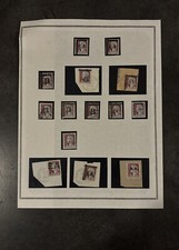 Petite étude timbres ALGERIE 1962 SURCHARGE EA  Empire Algérien Marianne Decaris