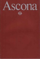 Catalogue Brochure Opel Ascona 02/1982 Belgique en français