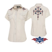 Chemise Stars & Stripes Betty Western Chemise Country Style
