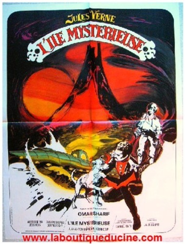 Ile mysterieuse affiche - mysterieuse,