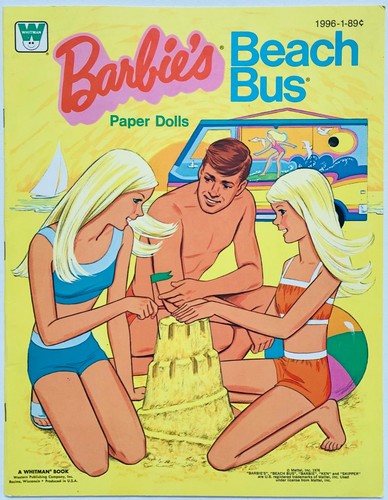 Whitman barbie beach - "barbie, bus"