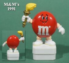 M&M’s 1991, bouchon pastille rouge porteur de la flamme olympique