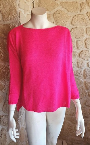 Pull fin rose fluo neuf - , talia