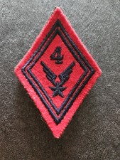 LOSANGE DE BRAS MODELE 45 -    ALAT 4e Groupe D Aviation Légère Insigne Tissu