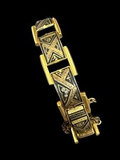 Bracelet damasquiné de