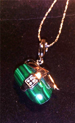 Collier avec pendentif pierre - avec,