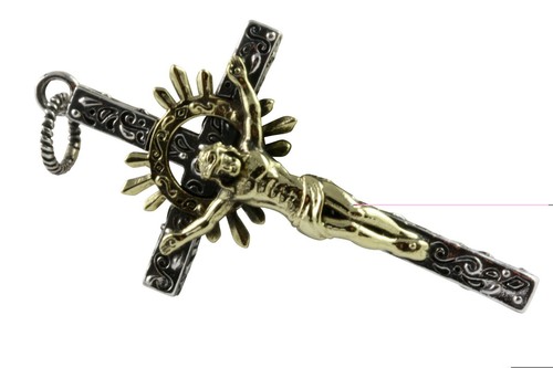 Pendentif jésus croix - pendentif,