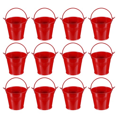 Pièces petits seaux métal - 12,