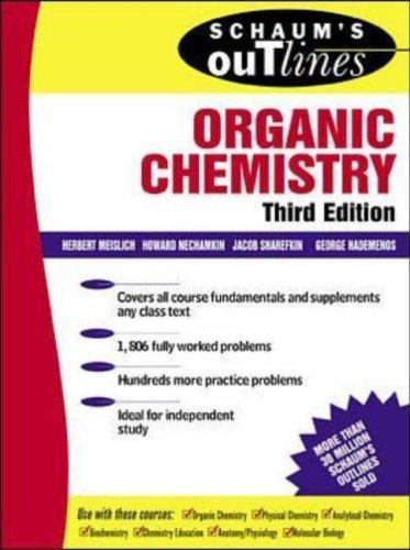 Schaum outlines organic - schaum's,