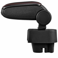 Accoudoir Central Peugeot 207 / 207 CC / 207 SW Simili Cuir Noir et Rouge