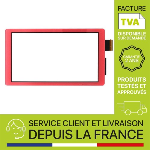 Vitre tactile rose pour