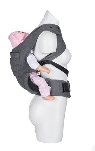 Porte bébé gris kowari - gris,