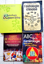Lot. Livres Voyance , Astrologie ,cartomancie , Tarot , numérologie