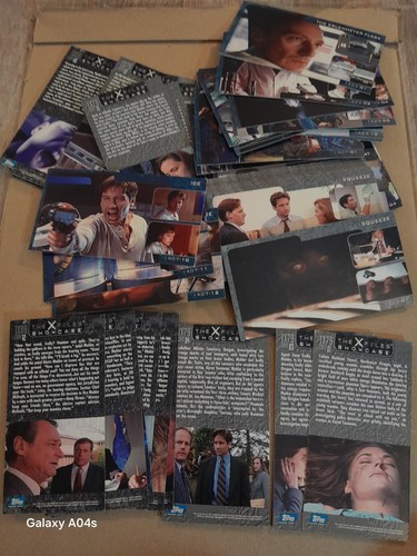Lot cartes files - lot, x-files